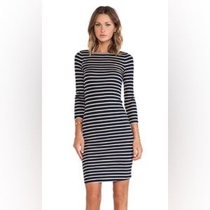 BCBG Maxazria bodycon fitted long sleeve dress